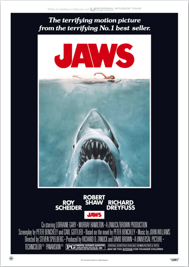 Jaws Art Print By Roger Kastel - 1