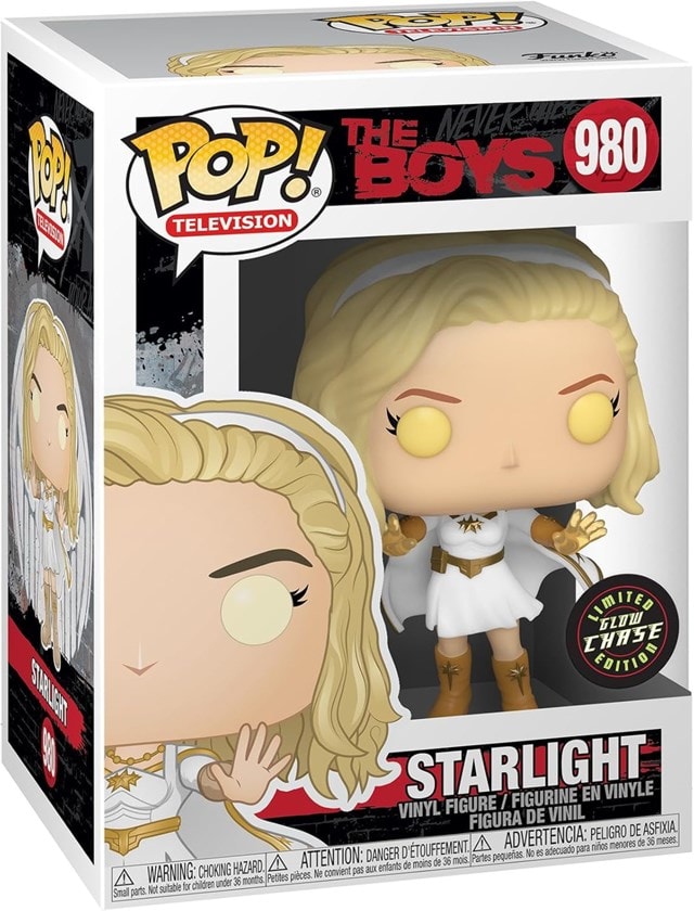 Starlight With Chance Of Glow In The Dark Chase 980 The Boys Funko Pop Vinyl - 4