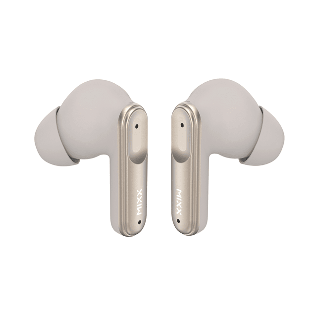 Mixx Audio Streambuds Custom 3 Champagne Gold True Wireless Bluetooth Earphones W/Clear Voice - 2