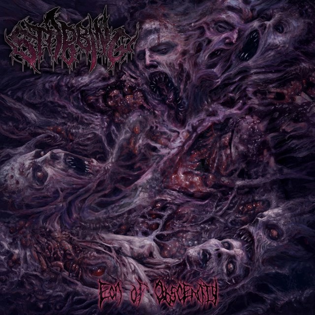 Eon of Obscenity - Red Black Marbled Vinyl - 2
