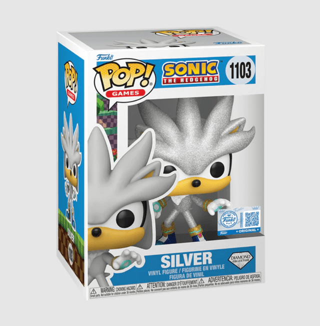 Diamond Silver 1103 Sonic The Hedgehog Limited Edition Funko Pop Vinyl - 2