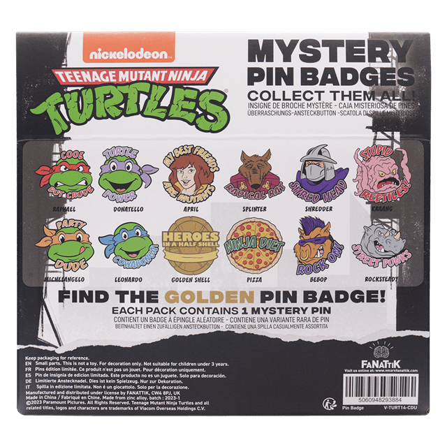 Teenage Mutant Ninja Turtles (TMNT) Mystery Pin Badge - 2
