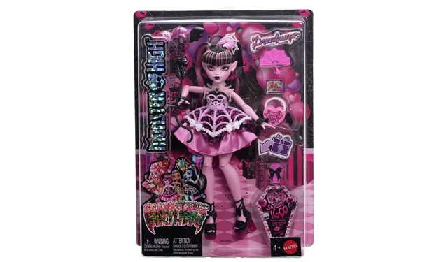 Draculaura Scary Sweet Birthday Monster High Mattel Doll - 4