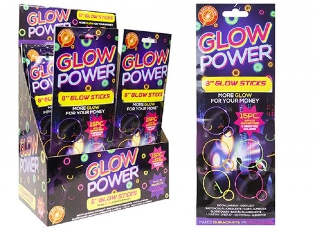 Glow Sticks Coloured With Connectors Foilbag - 1