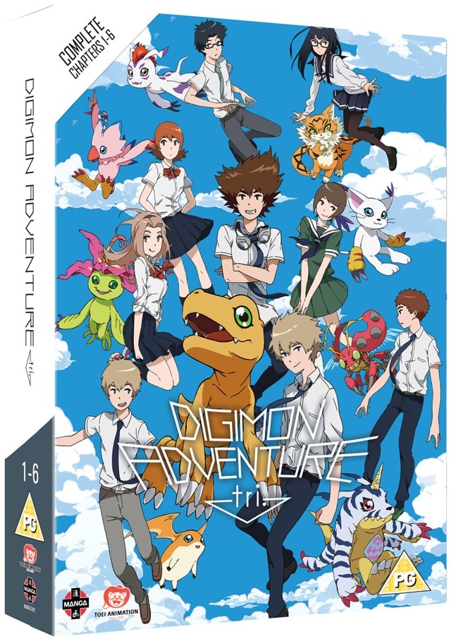 Dvd Digimon Adventure Tri Completo 6 Filmes