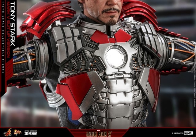 1:6 Tony Stark - Mark V Suit Up Version: Iron Man 2 Hot Toys Figure - 6