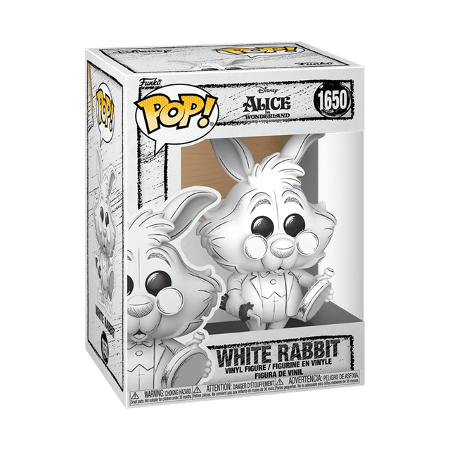 White Rabbit 1650 Disney Sketched Funko Pop Vinyl - 2