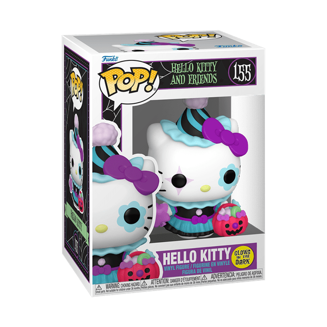 Glow In The Dark Spooky Hello Kitty With Chance Of Chase 155 Sanrio Funko Pop Vinyl - 2