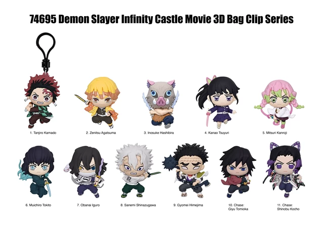 Demon Slayer Infinity Castle Series 1 Bag Clip - 2