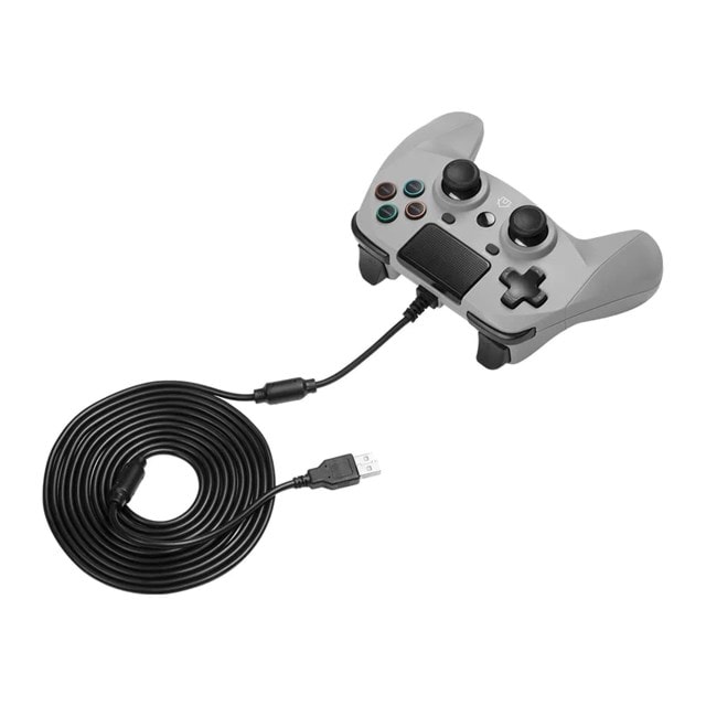 Snakebyte GAME:PAD 4S Wired Controller for PlayStation 4 - Grey - 4