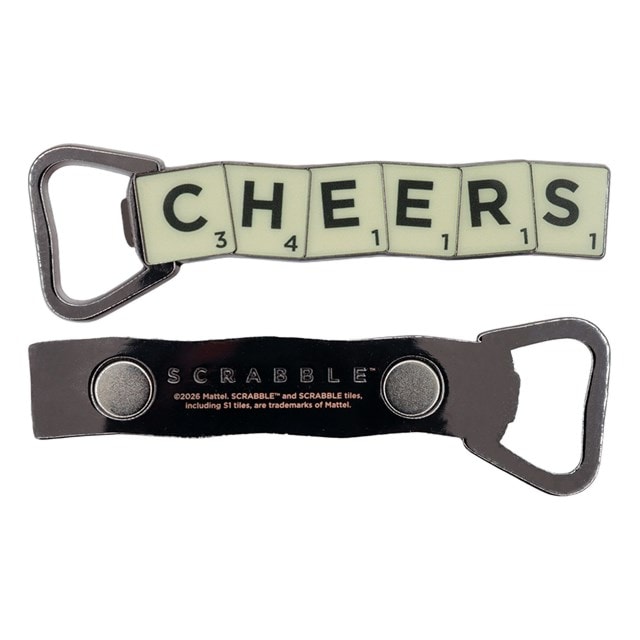 Scrabble Cheers Magnetic Bottle Opener - 2
