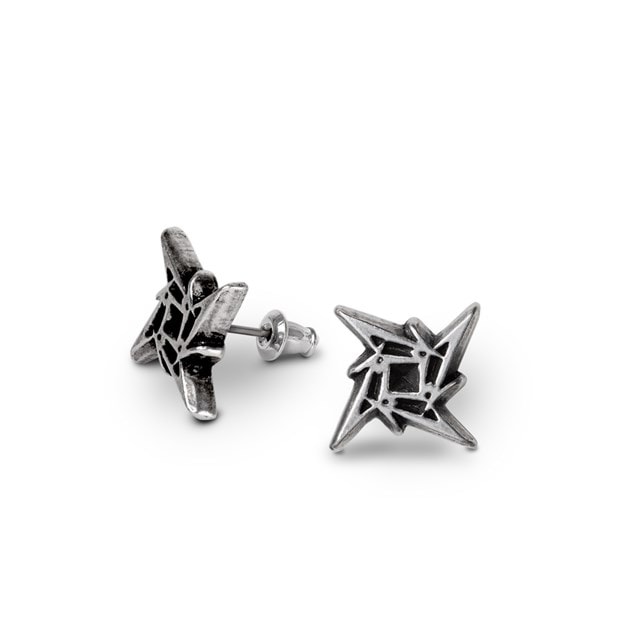 Metallica Ninja Star Logo Earrings Stud Single Jewellery - 2