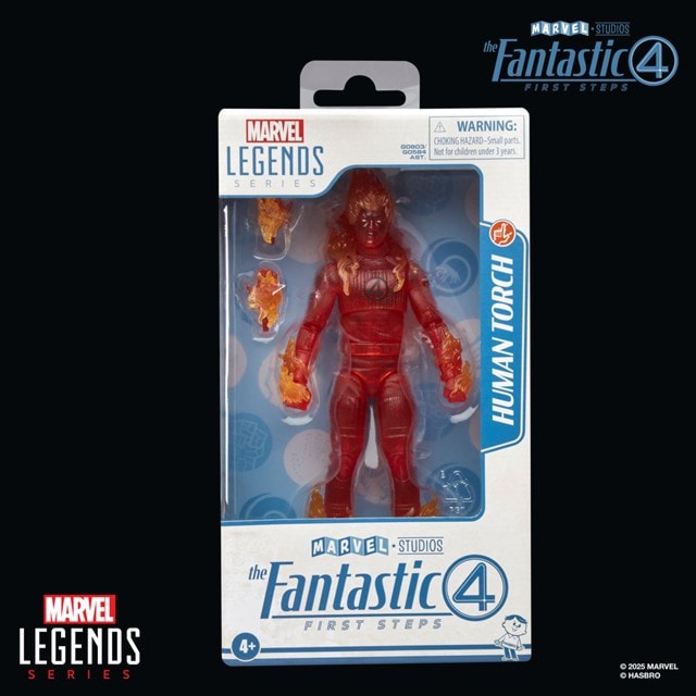 Human Torch Fantastic Four First Steps Marvel Legends Series Hasbro Action Figure - 8
