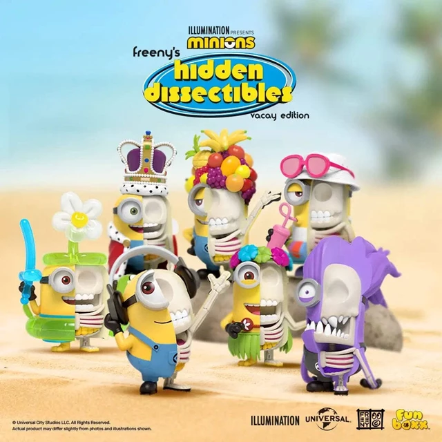 Minions Vacay Edition Freeny's Hidden Dissectibles Mighty Jaxx Blind Box - 2