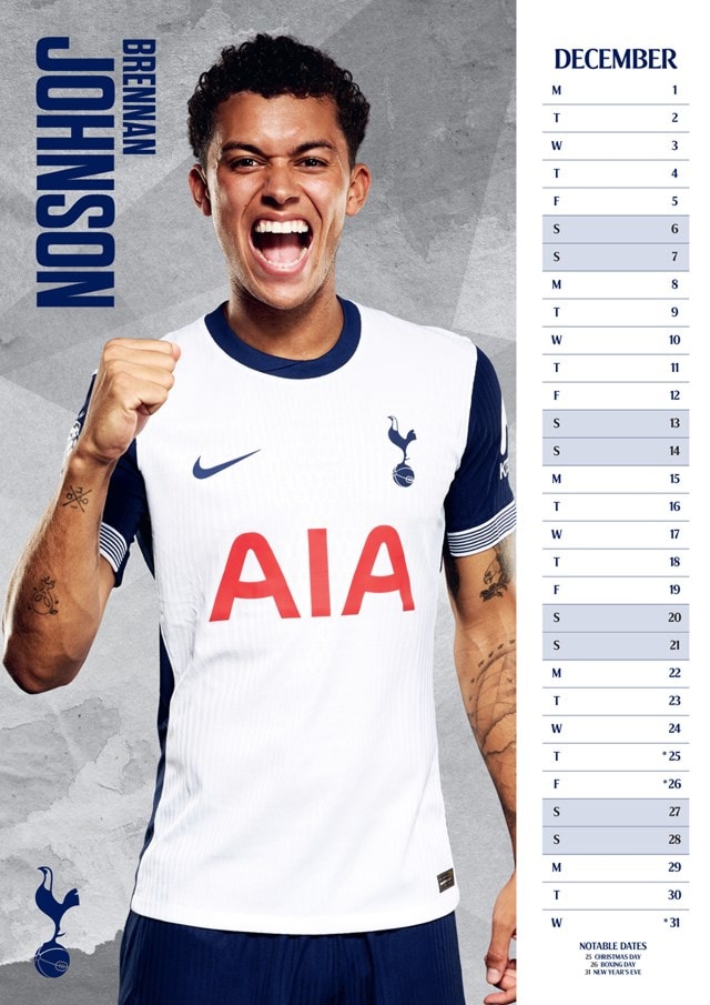 Tottenham Hotspur FC 2025 A3 Calendar - 3