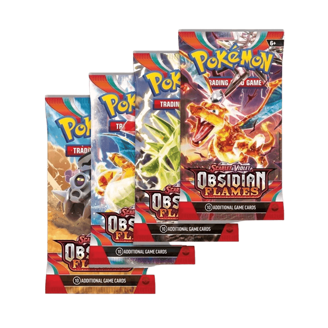 Pokémon Scarlet & Violet TCG Series 3 - Obsidian Flames Booster Trading Cards - 1