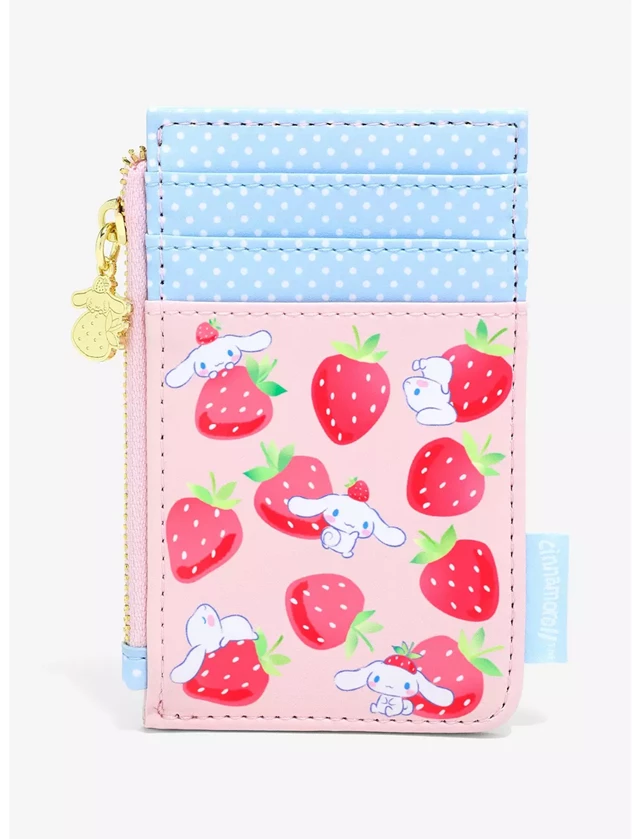 Sanrio Cinnamoroll Strawberry hmv Exclusive Loungefly Cardholder - 1