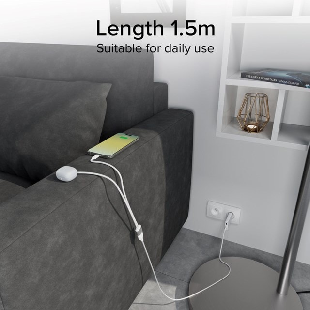 SBS Splitter White USB-C to Dual USB-C Cable 1.5m - 8