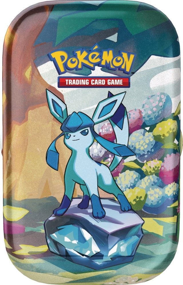 Scarlet & Violet 8.5 Prismatic Evolution Mini Tin Glaceon Pokemon Trading Cards - 2