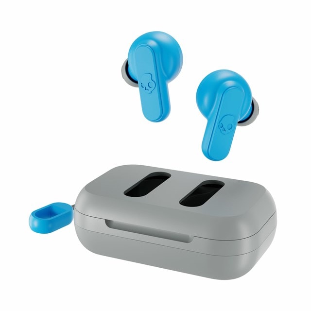 Skullcandy Dime 2 Light Grey/Blue True Wireless Bluetooth Earphones - 1