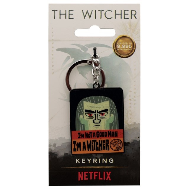 I'm Not A Good Man The Witcher Keyring - 4