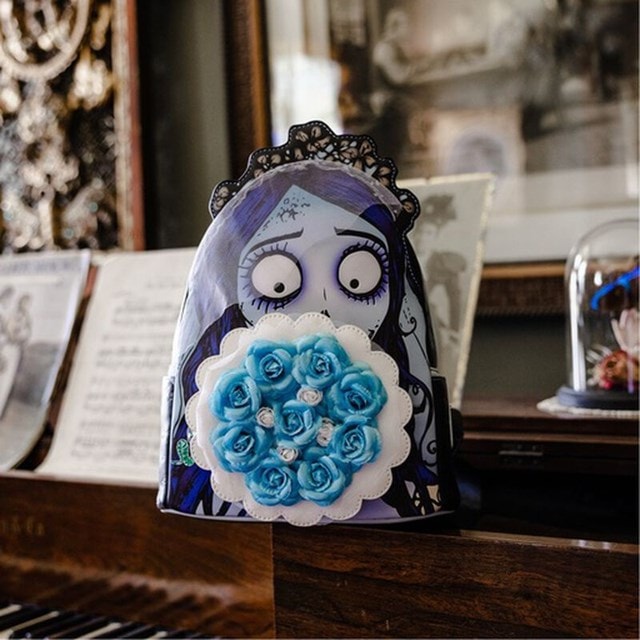 Emily Bouquet Corpse Bride Loungefly Mini Backpack - 5