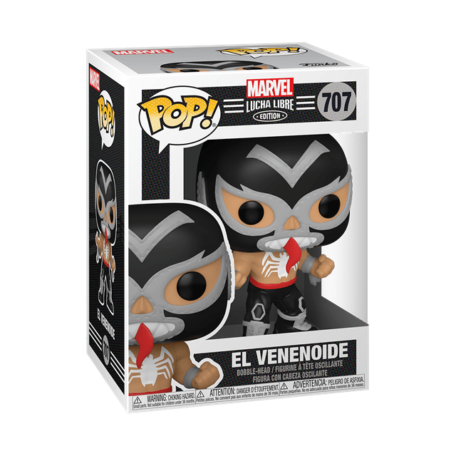 El Venenoide: Venom (707): Lucha Libre: Marvel Pop Vinyl - 2