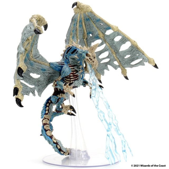 Boneyard - Blue Dracolich (Set18) Dungeons & Dragons Icons Of The Realms Premium Figurine - 1
