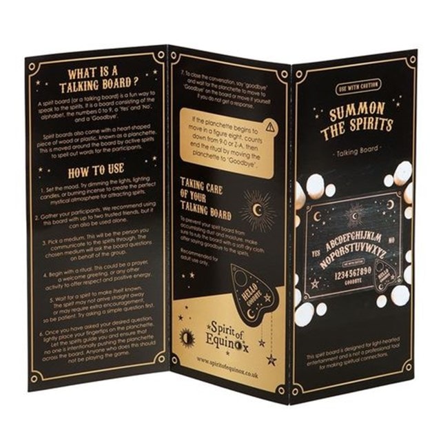 Black And Gold Talking Board - 3