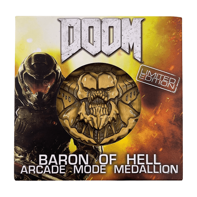 Doom: Baron Level Up Metal Medallion Collectible - 4