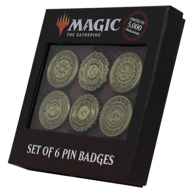Mana Symbol Magic The Gathering Limited Edition Pin Badge Set - 2