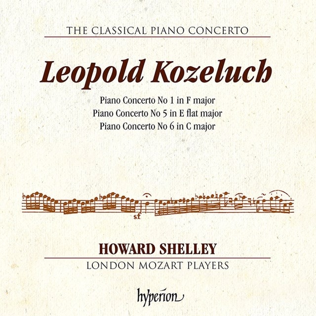 Leopold Kozeluch: Piano Concerto No 1 in F Major/... - 1