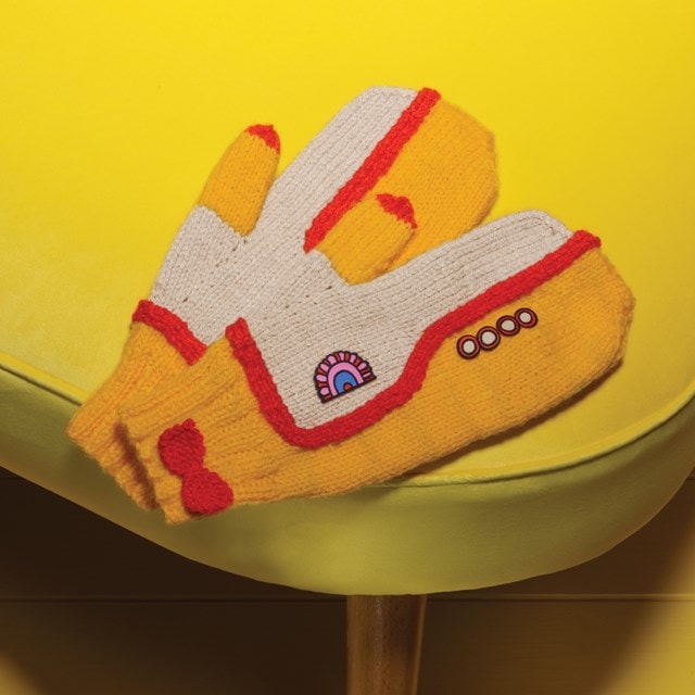 Yellow Submarine Mittens/Gloves The Beatles Hero Collector Knit Kit - 3