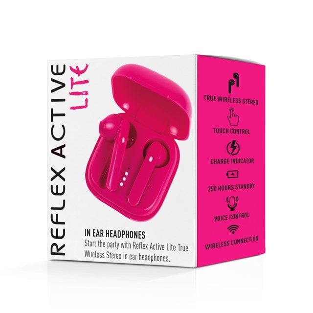 Reflex Audio 3000 Lite Pink True Wireless Bluetooth Earphones - 5