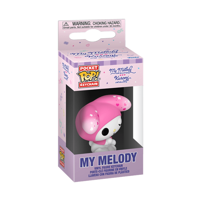 My Melody 50th Anniversary Sanrio Funko Pop Vinyl Keychain - 2
