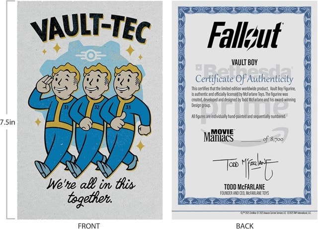 Vault Boy Version 1 Fallout McFarlane Movie Maniacs Figurine - 2