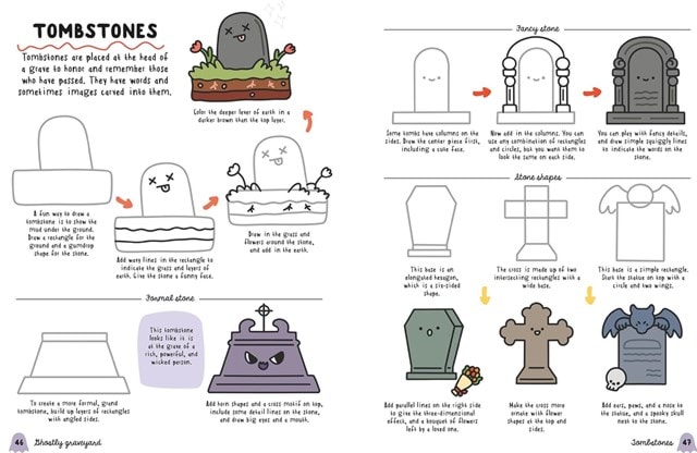 Kawaii: How To Draw Really Cute Spooky Stuff Paperback - 6