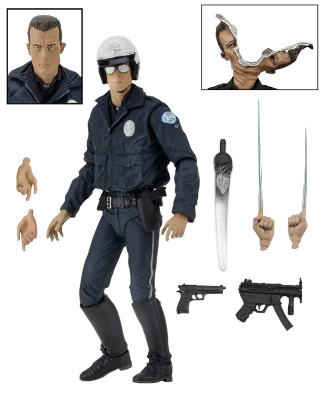 Ultimate T-1000 Motorcycle Terminator 2 Neca 7" Action Figure - 1