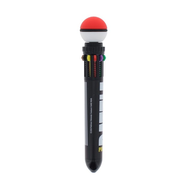 Pokeball Pokemon 10 Colour Spinny Pen - 2