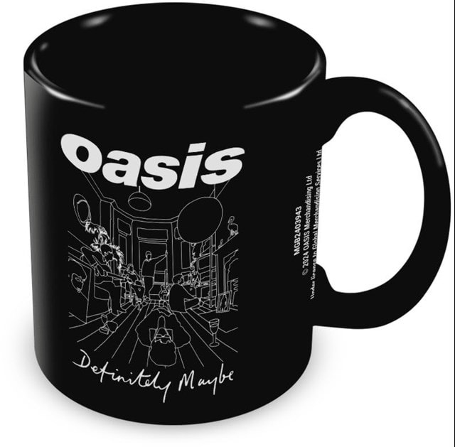 Definitely Maybe Oasis Black Mug - 1