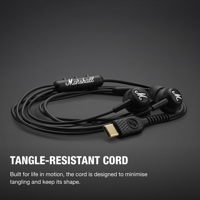 Marshall Mode Black Wired USB-C Earphones - 4
