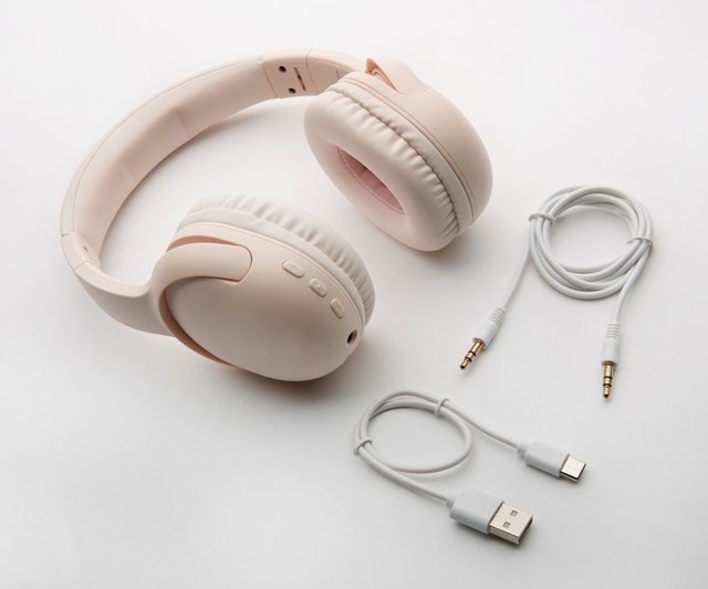 JVC Gumy Peony Pink Bluetooth Headphones - 4