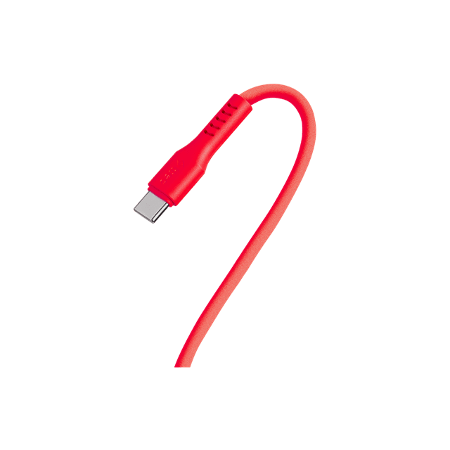 Ttec USB-C - USB-C Neon Red 60W Fast Charging/Data Cable - 4