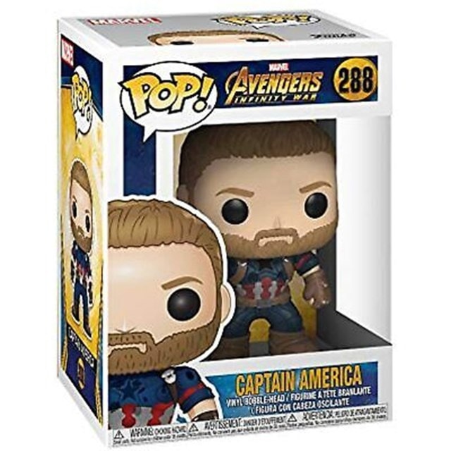 Captain America 288 Avengers Infinity War Marvel Funko  Pop Vinyl - 2