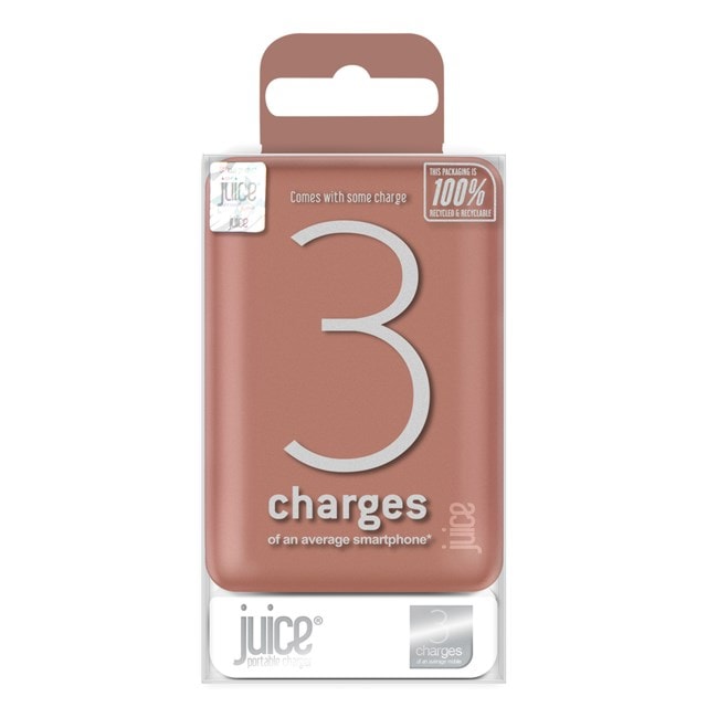 Juice Rose Gold 3 Charge 10000mAh Power Bank - 1