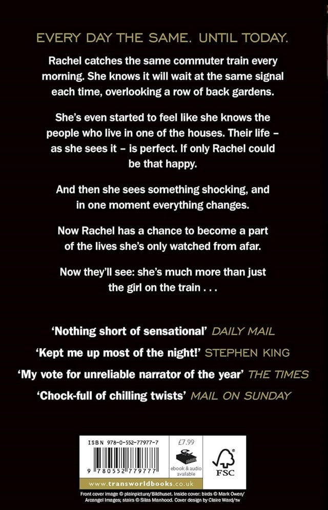 Girl On The Train Paperback By Paula Hawkins - 2