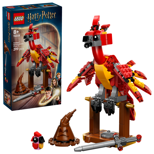 Fawkes Dumbledore's Phoenix Harry Potter LEGO - 7