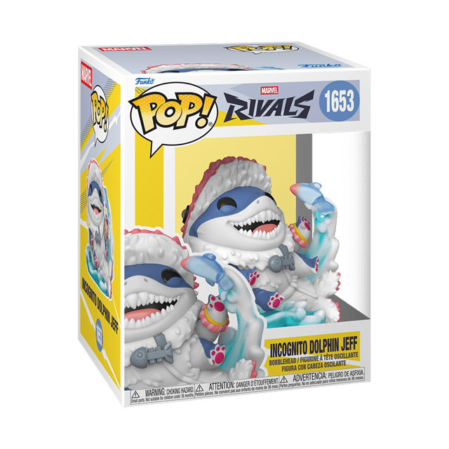 Incognito Dolphin Jeff The Land Shark 1653 Marvel Rivals Funko Pop Vinyl Premium - 2