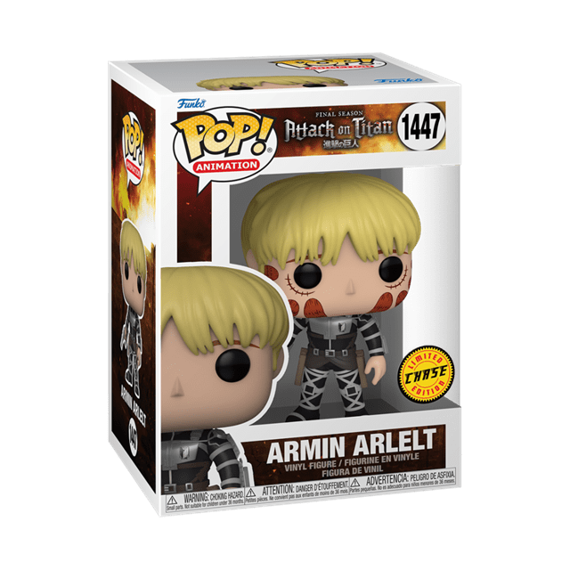 Armin Arlelt With Chance Of Chase (1447) Attack On Titan Pop Vinyl - 3