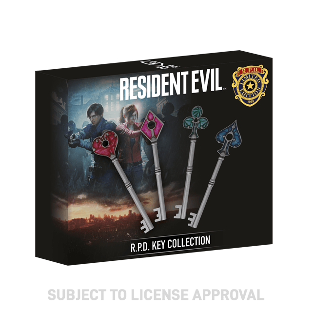 Resident Evil 2 R.P.D Key Collection Collectible - 3